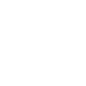 white vehicle infront of 2 white leaves